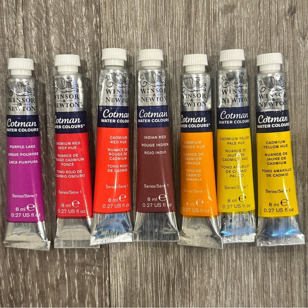 Watercolor Paint Bundle- 36 Winsor & Newton Cotman (+ Schmincke) Watercolors - Picture 3 of 12